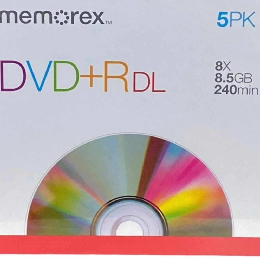 New! Sealed! MEMOREX 32025844 DVD plus RDL